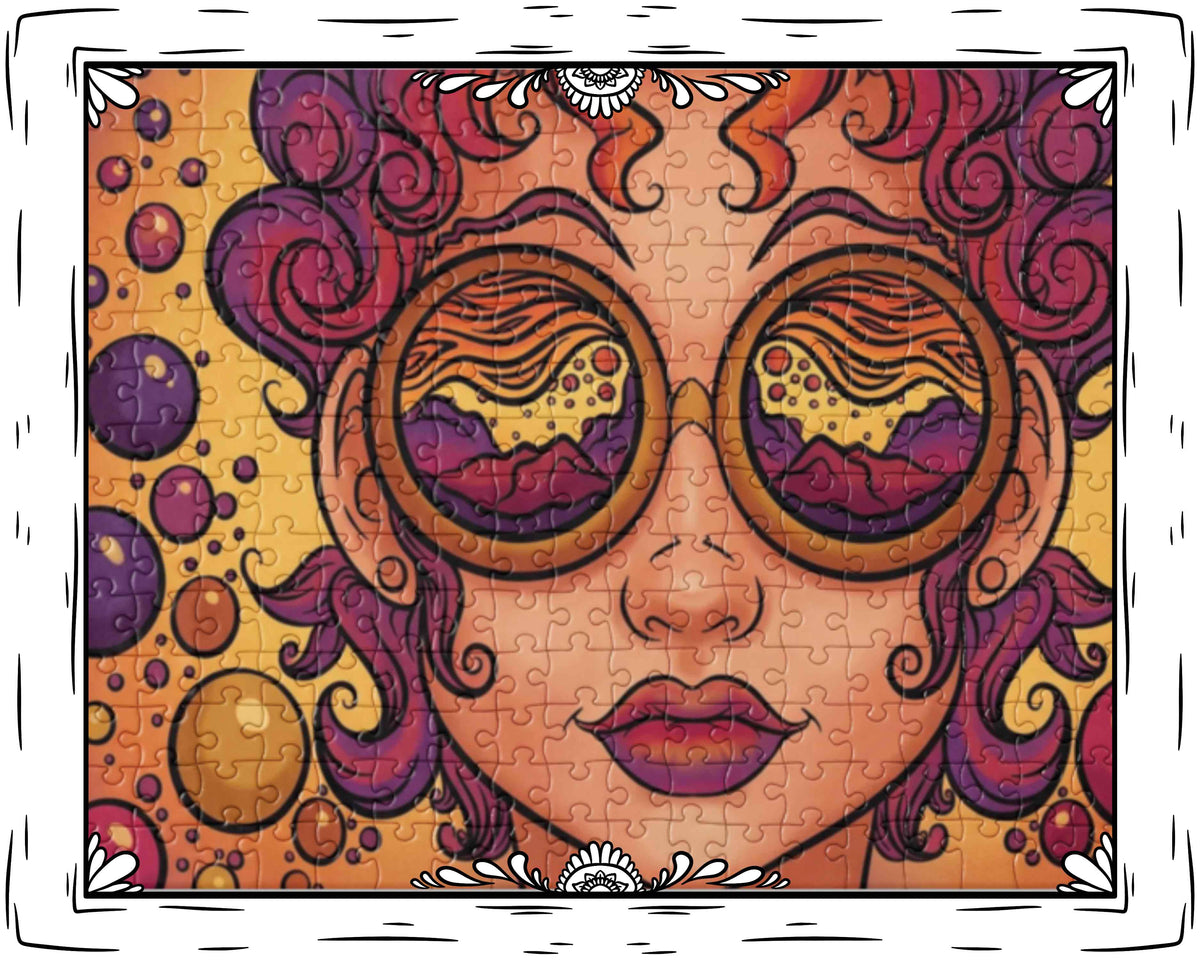 Warm Summer Mountians Girl Jigsaw puzzle