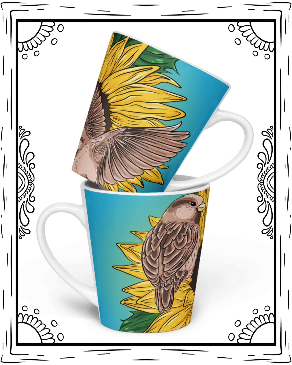 Beautiful Bird Latte mug