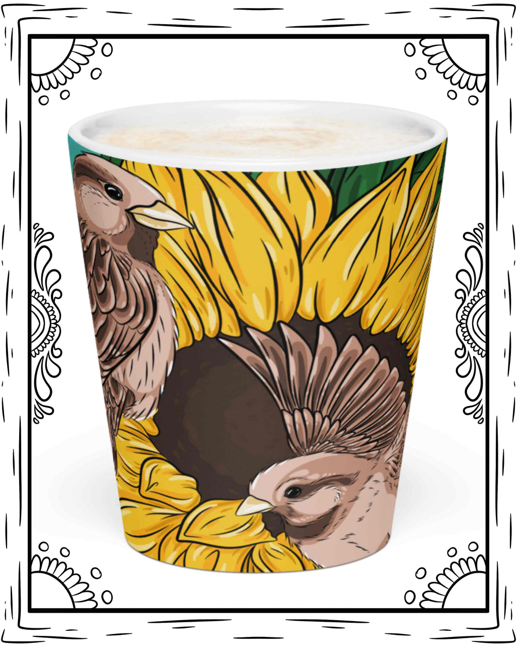 Beautiful Bird Latte mug