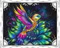 Hummingbird Colorful Jigsaw puzzle