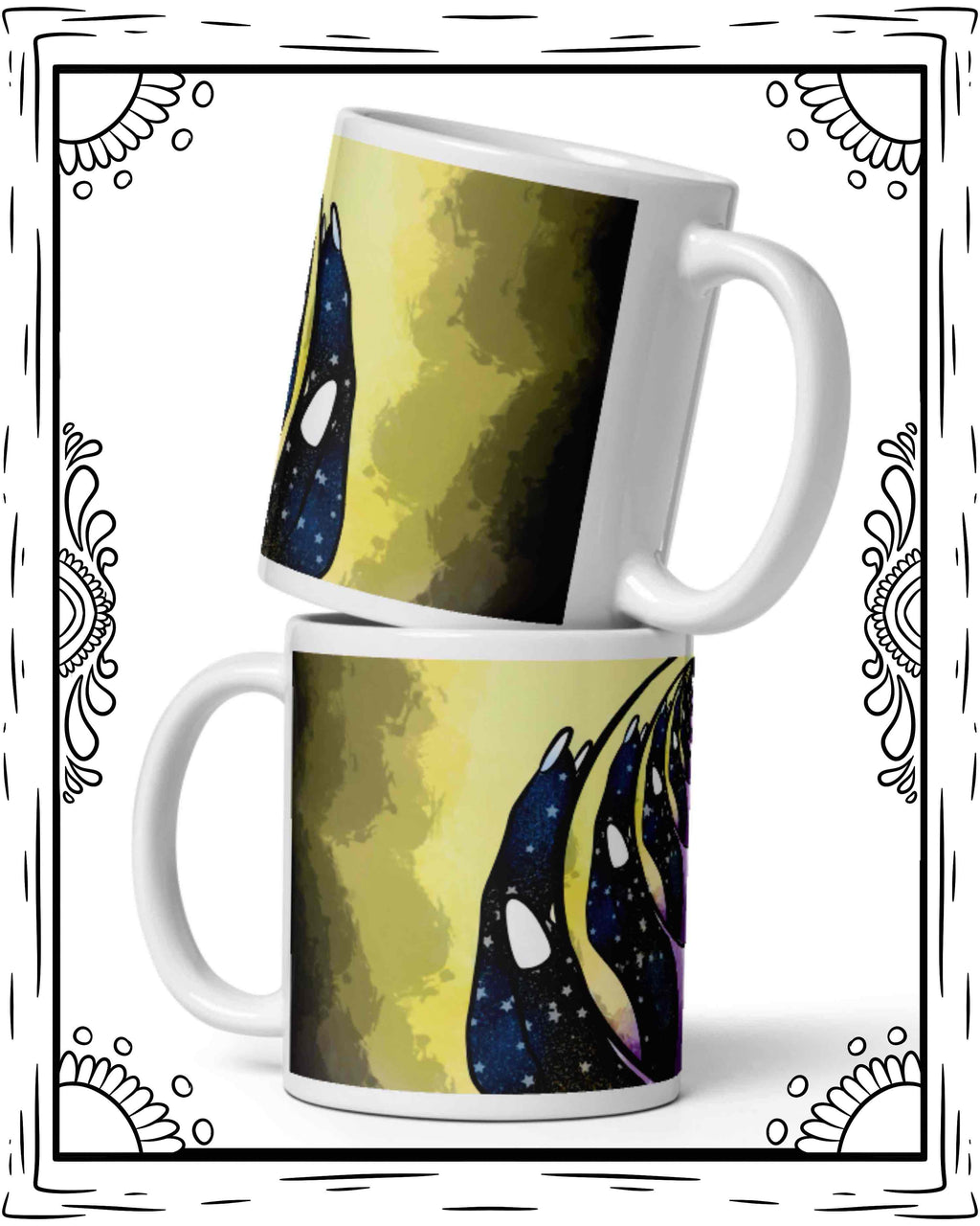 Mystic Crystal Ball White glossy mug