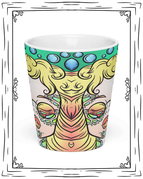 Colorful Girl Latte mug